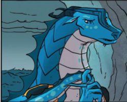 Riptide in The Lost Heir graphic novel.